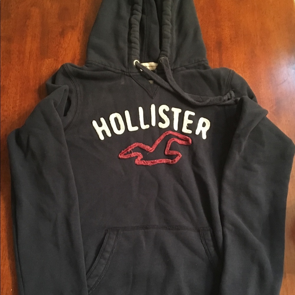 Hollister Girl’s sz Medium Navy Blue Hoodie